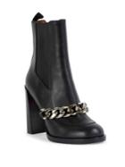Givenchy Chain Line Leather Chelsea Boots