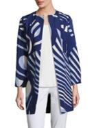 Lafayette 148 New York Hayes Faille Printed Coat