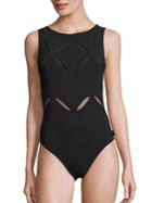 Shan Do You Think I Am Sexy One-piece Cutout Swimsuit