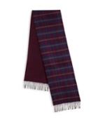 Saks Fifth Avenue Collection Johnstons Of Elgin Plaid Merino Wool & Cashmere Scarf