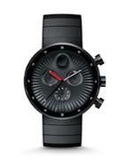 Movado Edge Chronograph Black-plated Bracelet Watch