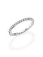 Kwiat Diamond & 18k White Gold Eternity Stacking Ring