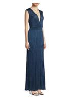 Missoni Pleated Lame Gown