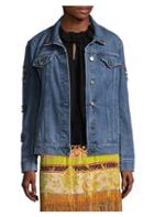 Etro Embroidered Patch Jean Jacket