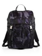 Prada Nylon Camouflage Backpack