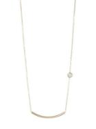 Zoe Chicco Floating Diamond & 14k Gold Bar Necklace