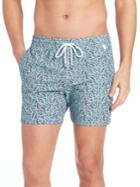 Isaia Coral Reef-print Swim Shorts