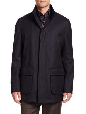 Saks Fifth Avenue Collection Collection Wool Overcoat
