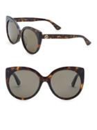 Gucci Urban 57mm Cat Eye Sunglasses