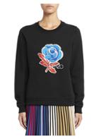 Kenzo Embroidered Rose Sweatshirt