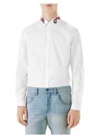 Gucci Snake-collar Button-down Shirt