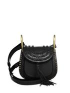 Chloe Hudson Mini Tasseled Leather Crossbody Bag