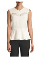 Rebecca Taylor Sleeveless Lace Top