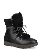Ugg Viki Waterpoof Leather & Sheepskin Lace-up Boots