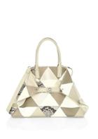 Akris Ai Small Patchwork Leather Tote