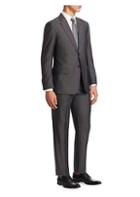 Emporio Armani Wool & Silk Pindot G Line Suit