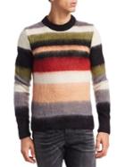 Saint Laurent Multi-striped Knitted Sweater