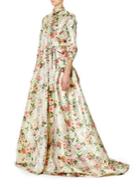 Carolina Herrera Floral Printed Gown