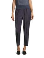 Peserico Cropped Linen Blend Pants