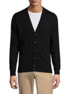 Lacoste Buttoned Wool Cardigan