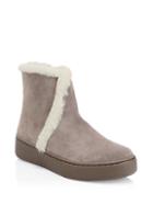 Soludos Whistler Faux-shearling Suede Boots