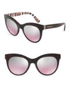 Dolce & Gabbana 51mm Mirrored Sunglasses