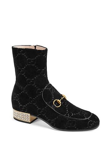 Gucci Mister Gg Embellished Booties