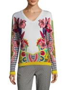 Etro Geo Floral Sweater