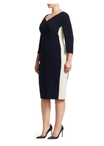 Marina Rinaldi, Plus Size Dentro Colorblock Dress