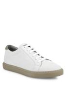 Brunello Cucinelli Lace-up Leather Sneakers