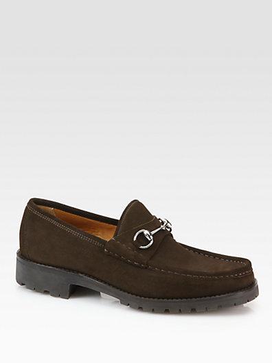 Gucci Suede Loafers