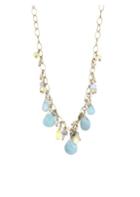 Chan Luu Amazonite, Opal, Larimar, Mother-of-pearl & 18k Gold-plated Sterling Silver Mix Charm Necklace