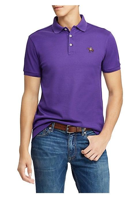 Ralph Lauren Purple Label Logo Cotton Polo Shirt