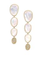 Marco Bicego White Mother-of-pearl & 18k Yellow Gold Drop Earrings