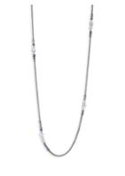 John Hardy Classic Chain Silver, Aquamarine & Kyanite Long Necklace