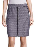 Tory Burch Chaumont Zip-front Skirt
