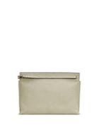 Loewe Large Logo-embossed Leather Zip Pouch