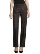 Piazza Sempione Wool Checked Pants