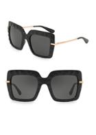 Dolce & Gabbana 51mm Oversize Square Sunglasses