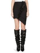 Saint Laurent Wool Asymmetric Skirt