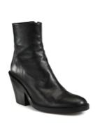 Ann Demeulemeester Leather Mid-calf Boots