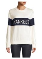 Hillflint Yankees Retro Stripe Crewneck Sweater