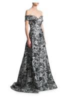 Rene Ruiz Off-the-shoulder Fil Coupe Sequin Ball Gown