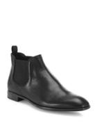 Giorgio Armani Leather Slip-on Chelsea Boots