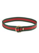 Gucci Sylvie Web D-ring Belt