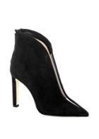 Jimmy Choo Bowie Translucent Strip Suede Ankle Boots