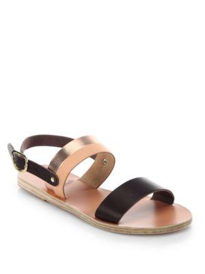 Ancient Greek Sandals Dinami Leather Slingback Sandals