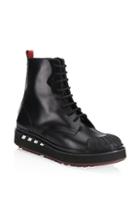 Valentino Garavani Bootboy Leather Ankle Boots