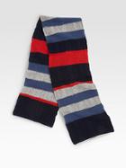 Portolano Striped Wool Scarf