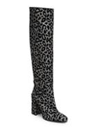 Dolce & Gabbana Leopard Block Heel Tall Boots